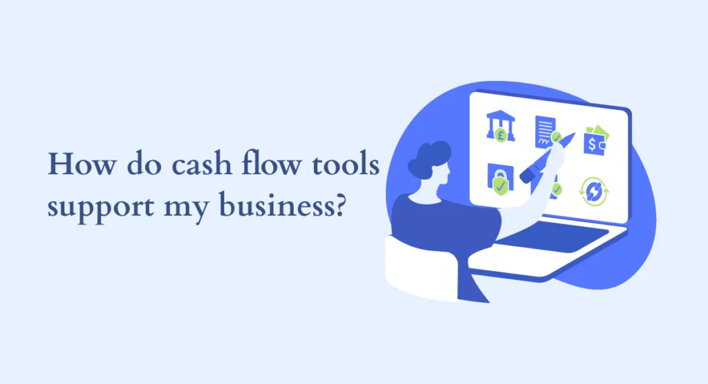 Business owner reviewing Bancoli’s cash flow tools to optimize their SMBs performance